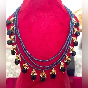 Stunning !House Of RuSa Couture  HandCrafted “Look Within”Statement Neckpiece